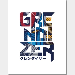 169 Grendizer Font Posters and Art